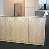 reception counter for architecture firm